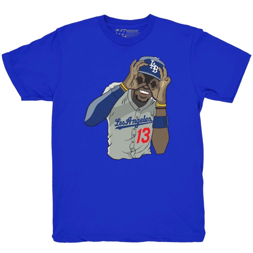 The Forest Lab Hanley Ramirez Los Angeles Dodgers I SEE YOU T-Shirt Size 5XL